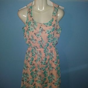 Xhilaration Dress. Open back. Lace top. M